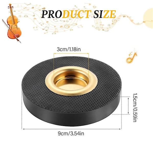 Cello Anti-skli Pad Sikker Fiksering Gulvbeskyttelse Utmerket grep Cello Endpin Rest Holder for Øving og Opptreden