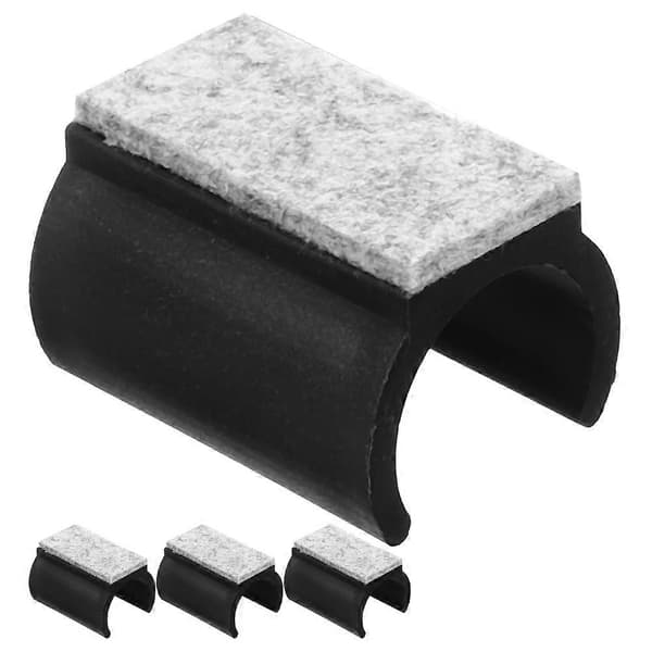 4 stk. Stollebensputer Filt Stoleputer Gulvbeskyttere U-formede Stoleputer