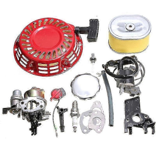 Til Honda Gx160 Gx200 5.5hk Motor Kit Karburator Rekyl Tændspole Tændrør Luftfilter s20241212634