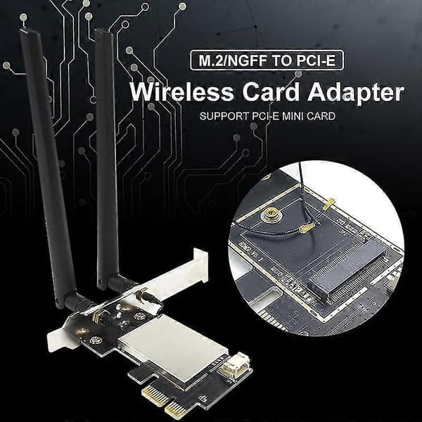 Pcie Wifi -sovitin Tooth Dual Wireless Repetidor -sovitin PC-työpöydälle