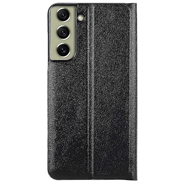 For Samsung S21 Fe Fjerde Generasjon Stativ Lærveske Black Style A Samsung Galaxy S21 FE