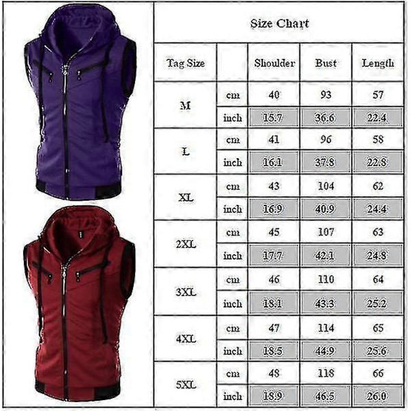 Herre Hætte Full Zip Vest Tanktoppe T-shirt Sport Sommer Yellow 5XL