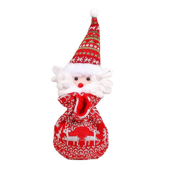 Julklappspåse Present Julartiklar Snögubbe/Älg/Jultomte Form 3