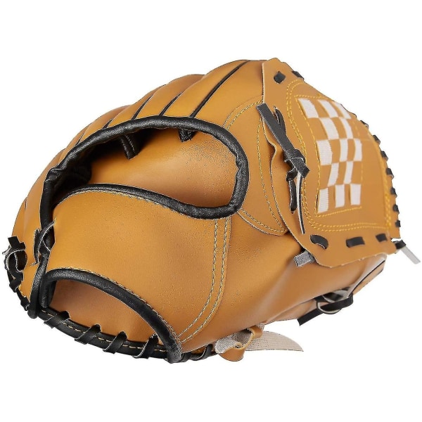 Baseballhandske med 1 boll, sportvaddhandskar med baseboll brown