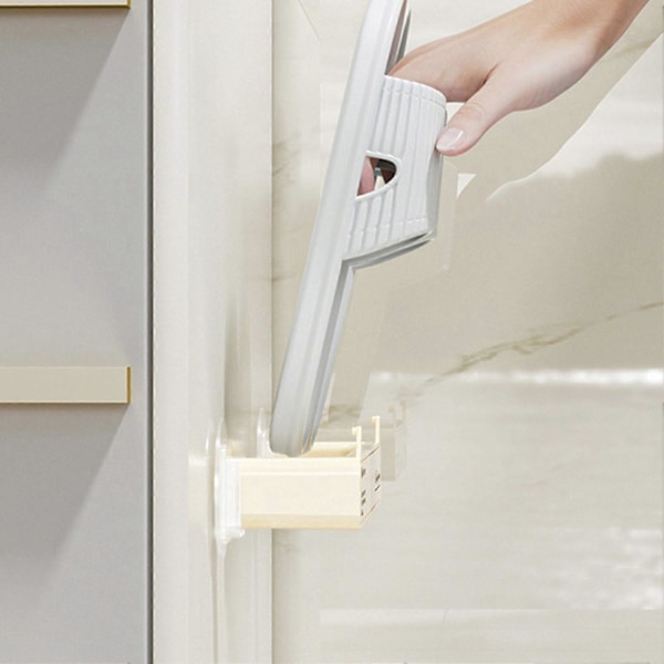 Veggmontert Sko Stativ Topp Stativ Plast Sko Holder Organizer Multifunksjonelt Hengende Stativ Borrefritt