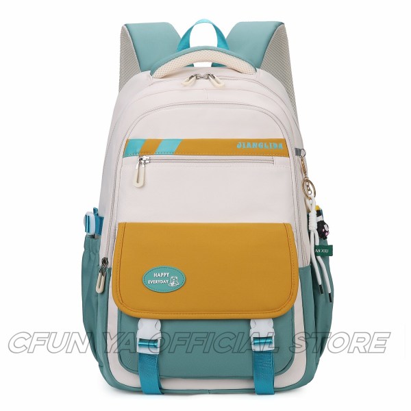 CFUN YA Nya Junior High School Väskor För Flickor Pojkar Studenter Ryggsäck Tonåring Väska Mochila Escolar Niña Infantil Menina Sac Light Purple
