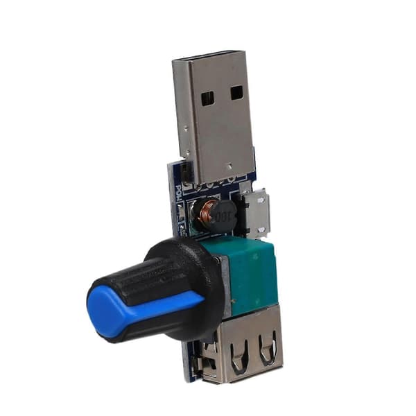 5 stk. 5v -usb Ventilator Hastighedsregulator Lydstyrke Regulator Ing Mute Funkt