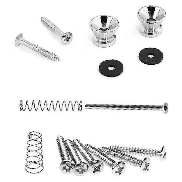 1 Set Elektrisk Gitarr Skruvsats Sorteringslåda För Elektrisk Gitarrbroar Pickup Tuners Växlar Nec