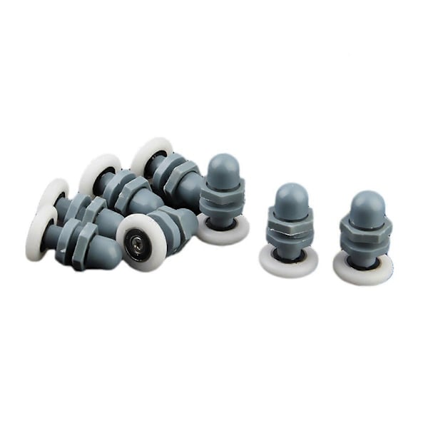 10 stk Dusjdørhjul Skyvedør Løpere Ruller Hjul Trinser Erstatning 25mm Diameter
