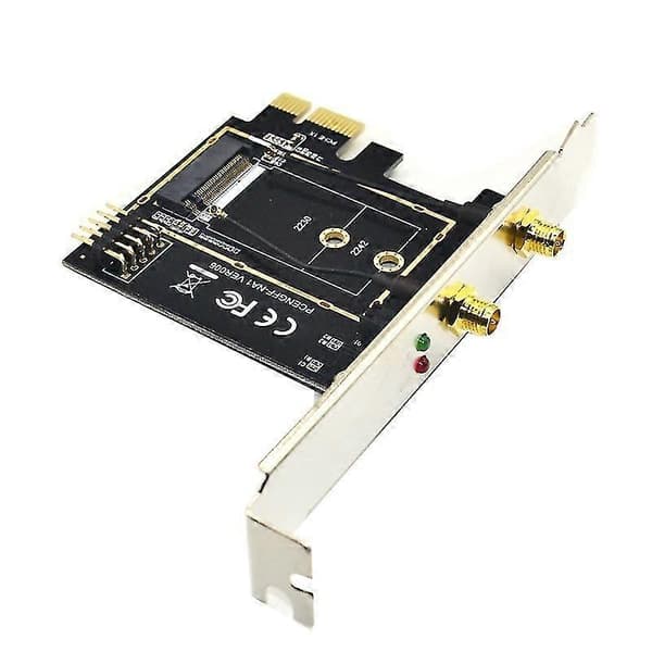 M.2 Wifi Adapter M2 Ngff Key A-e Till Mini Pci Wifi Raiser Pci-e 1x Ngff Trådlöst Stöd Mini Pcie N