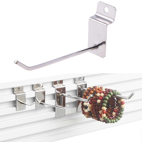20 stk. Slatwall kroge butikskroge displaypanel kroge perfekt panel display varer produkter til dit værelse garage butik