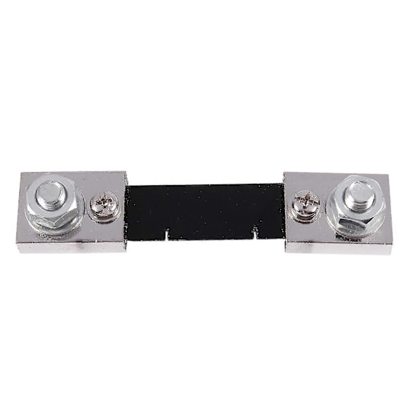 FL-2 DC 100A 75mV Strøm Shunt Motstand For Ampere Instrumentpanel Svart