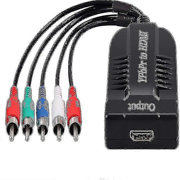 Komponentti HDMI-muunnin Tukee 1080p Uros Ypbpr HDMI-adapteriin R/l HDMI 5rca HDMI:iin P20211224628