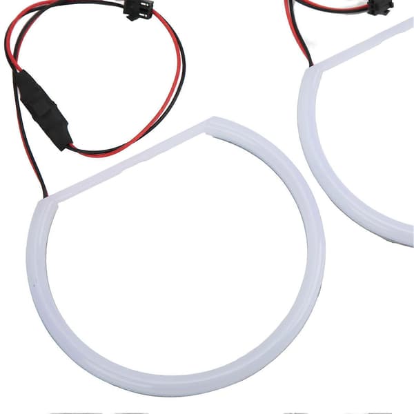 LED Angel Eyes Halo Ringar Belysningskit Vitt Ljus Bilmodifiering Ersättning för E90 E91 E46
