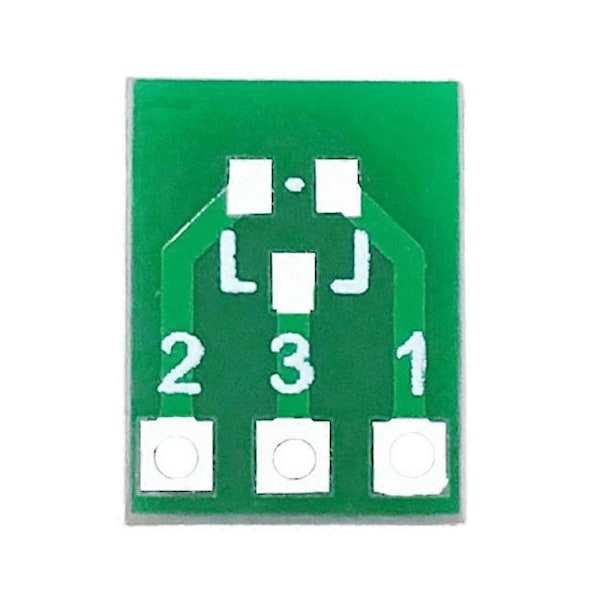 20 stk. Sot23 Sot23-3 til Sip3 Dobbeltsidig Smd til Dip Sip3 Adapter Konverteringsplate Sot Sip Ic Sokkel