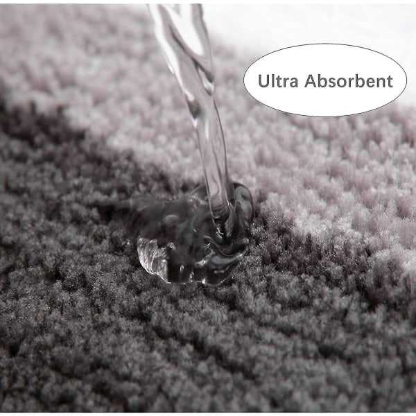 Tflycq Badrumsmatta Halksäker Badmatta För Badkar, Dusch Och Badrumsgolv Mattor Vattenabsorberande Mjuk Mikrofiber Badmatta Maskintvätt/tork Badmatta
