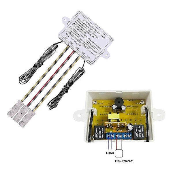 Ac110-220v Digital Led Två I Ett Integrerad Formning Temperaturkontroller Med Vattentät Sond A