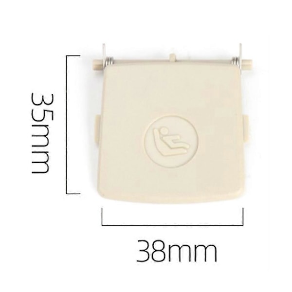 Bakre Barnsäker Fästpunkt Isofix Skydd För - E92 M3 2005-2012 Bil Bakre Krok Skydd Barnsäkerhet Beige