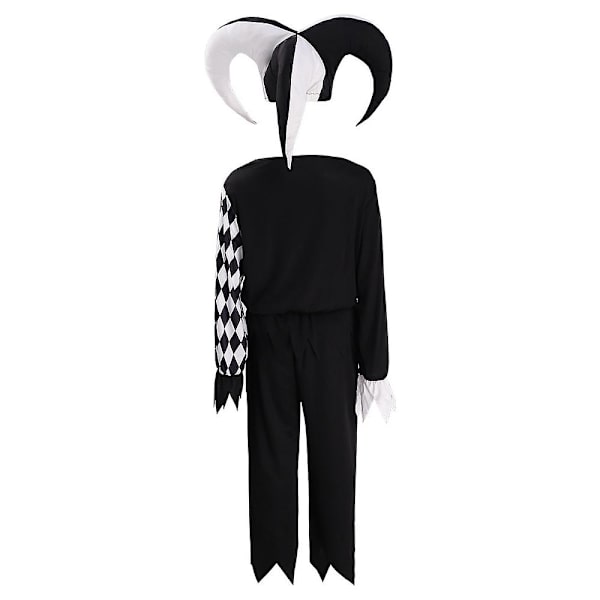 Lasten Paha Pellen Cosplay-asu Halloween-juhliin, Naamiaisasu Haalari + Maski + Päähine Asusetti 4-6 Years