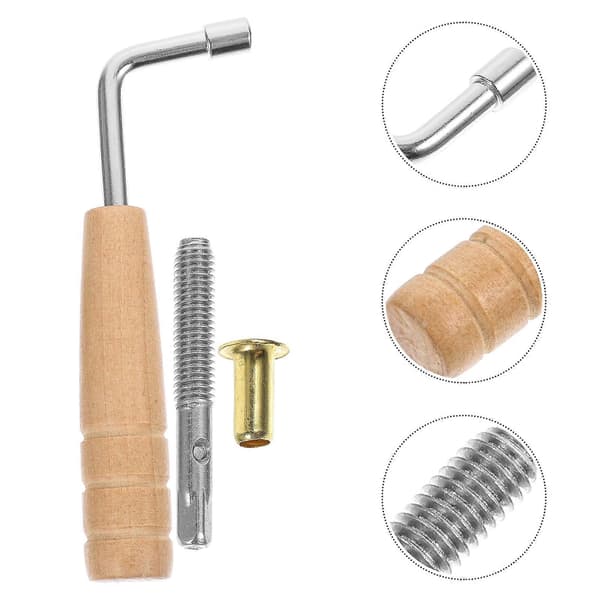 1 Set med Lyra Harpa Stämstift Lyra Strängstift Tillbehör Strängfixeringsstift med Stämnyckel