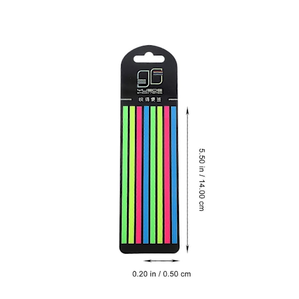 3 æsker med farvede notesblokke, fluorescerende sidemarkører, professionelle highlight-strips