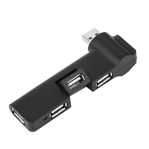 Usb2.0 Splitter Hub Dator Notebook Böjbar Fyrportars Bilförlängare