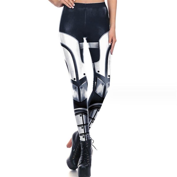 3d Print Halloween Tanktop Leggings, Dam Sexig Väst Flickor Mode Tanktops, Active Wear Gym Suit PANTS COLOR 2 L