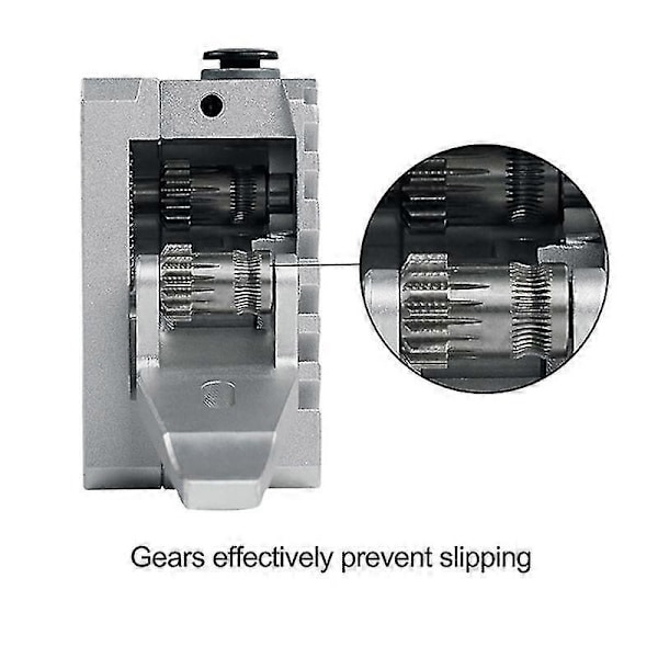 Helt Metall Driv Extruder Vänster För Klonad Bowden För Extruder Wanhao D9 Cr10 Mk3 3 Prusa (svart)