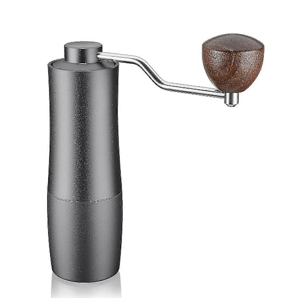 Bärbar Manuell Kaffekvarn Rostfritt Stål Burr Kvarn Justerbar Kaffemalning Handvev Till