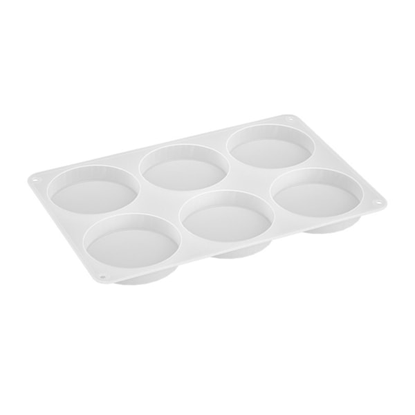 Silikone Brik Resin Form 6 Hulrum Dyb Rund Epoxy Forme Blomsterbuket Bevaring Resin Støbeform til Kunst DIY Håndværk Kop Måtter