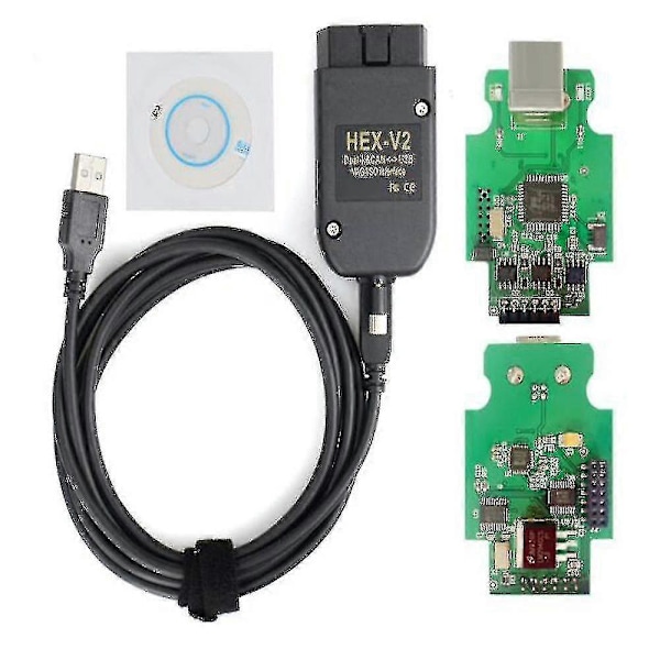 Vag Com 22.3.1 Obd2 Scanner Hex V2 Vagcom Auto Diagnostisk Værktøj Obd Usb Wi. Hex V2 Vag Usb V22.9 V22.10 Atmega162 Ftdi 5054 V23.3(gratis)