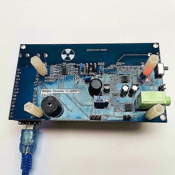 Geigerteller Kit Modul Nukleær Strålingsdetektor Med Display Strålingsdosimeter Elektromagnet