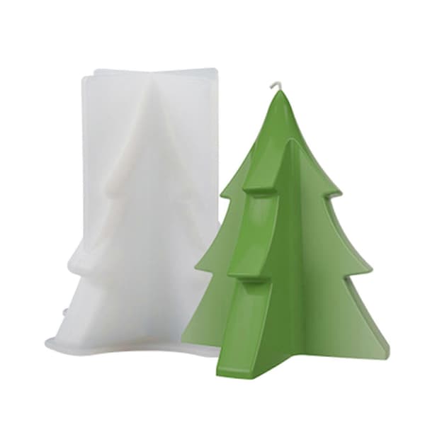 Lysformer for lyslaging juletre 3D silikonlys resinform 2