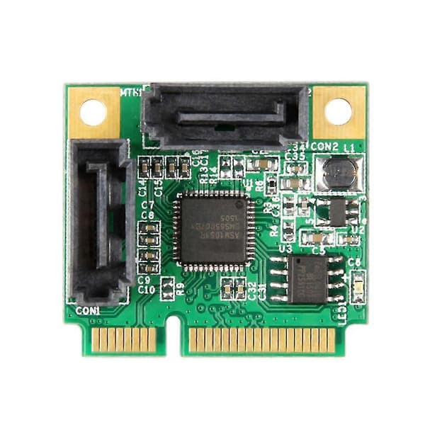 Mini Pci Express 2 Intern Sata Iii (6gb/s) Raid Asm1061r Kontrollerkort 2 Sata 3.0 6gbps Porter