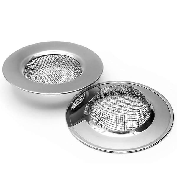 2 stk. vaskesi i rustfrit stål, anti-tilstopnings gulvafløbsfilter, affalds hårfanger til køkken badeværelse (Style B og Style C)