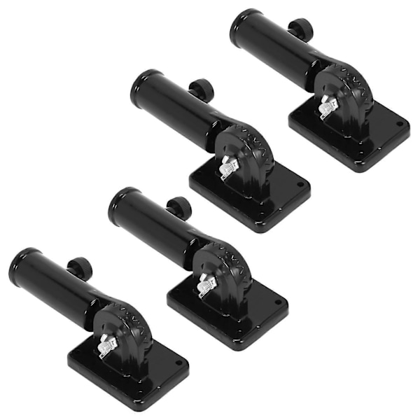2 Set 2 I 1 Multifunktionell Justerbar Flaggstångsfäste Kraftig Aluminium Alla Väder Flagg Hållare