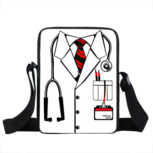 Söt Doktor Sjuksköterska Uniform printed Messenger Bag Kvinnor Handväska style 3