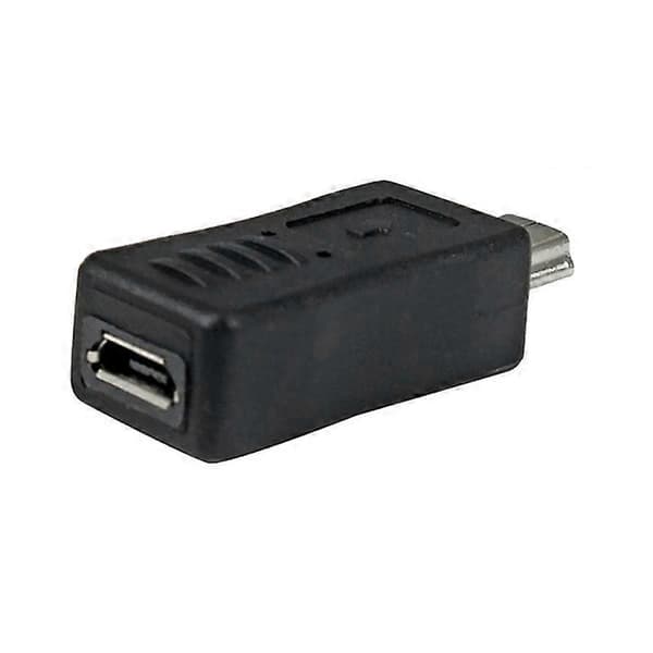 1 st Portabel Micro USB Hona till Mini USB Hane Adapter Konverterare