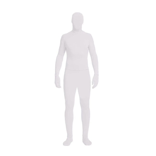 Koko Vartalon Unisex Spandex Stretch Aikuisten Zentai-asu Katoava Mies -body Hk White 190CM