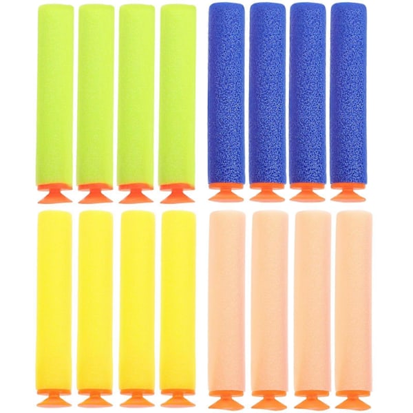 100 STK. 4 Assorterede Farver 7,2 cm EVA Dartpile til Krigsspil Serie Legetøjsvåben til Børn (Multifarvet)