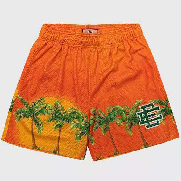 EE Shorts rento koripallo urheiluhousut rantashortsit orange S