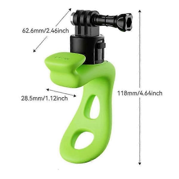 Action Camera Mount Silikone Justerbar Mini Fleksibel Beslag til Action Kamera Tilbehør
