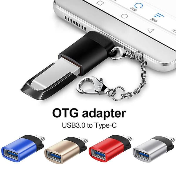 Usb 3.0 Hun Til Type-c Han Høj Hastighed Otg Adapter Konverter Til Pc Telefon
