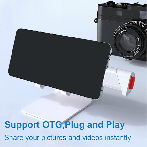 Type-c Tf/-sd Otg Usb 2.0 Adapter For Mobiltelefon PC