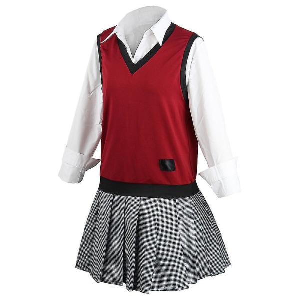 7st Cosplay Kostym Accessoarer, Jabami Yumeko Cosplay, Kakegurui Anime Kostym Kostym Ikishima Midari Jk Uniform Plisserad kjol Yomozuki Runa Jacket Un XXL