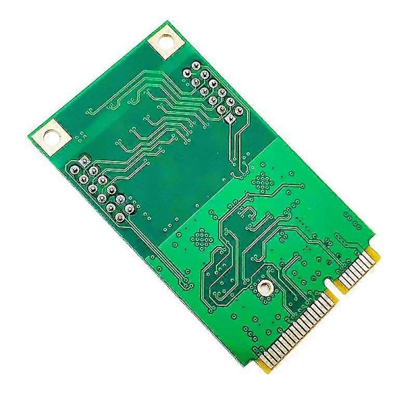 Mini Pcie Til 2 Port Rj45 Nettverkskort Nettverksadapter Internett Lan Adapter Ethernet Gigabit 10/100/
