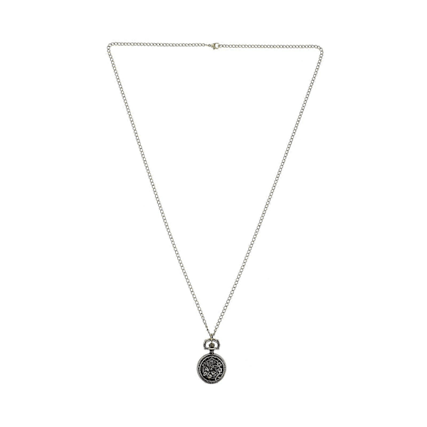 1 stk. Retro Udhulet Lommeur Zinklegering Klassisk Delikat Quartz Lommeur (Stil 2)