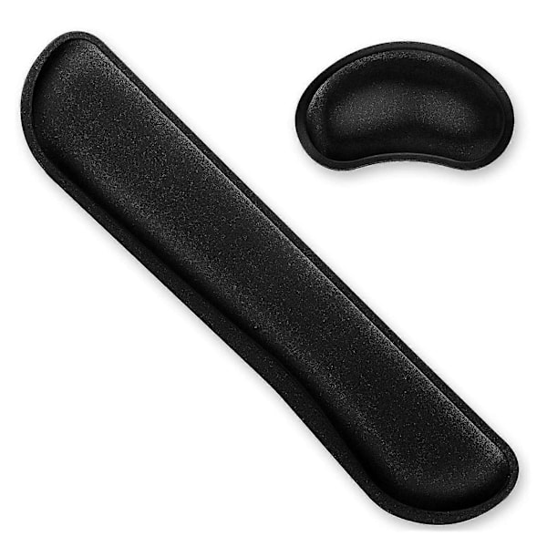 Handledsstöd, tangentbord handledsstöd och mus handledsstöd kit, mjukt tyg memory foam gaming handledsstöd R