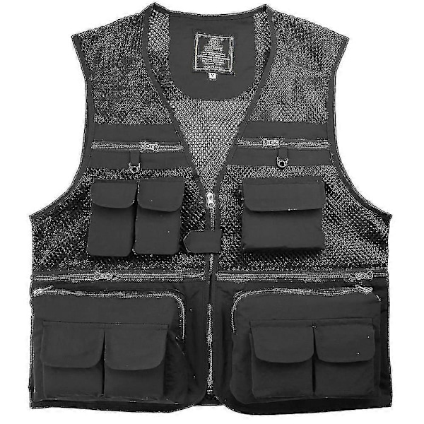 Fiskeväst Andningsbar Fiske Rese Meshväst Black 3XL
