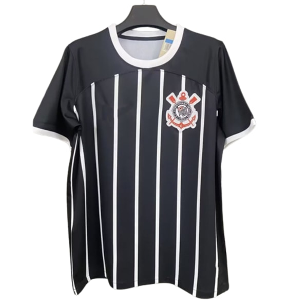 23-24 Corinthians svart anpassad jersey träningsdräkt kortärmad jersey T-shirt G.Neville NO.2 L